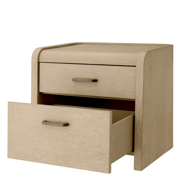 Joanne Nighstand - Washed Oak Veneer, 23.62"W