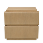 Colston Nightstand - Natural Oak Veneer, 25.98"W x 18.11"D x 23.82" H