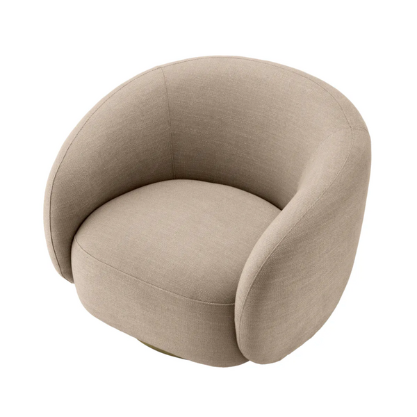 Brice Swivel Chair - Avalon Sand, 37.80"W