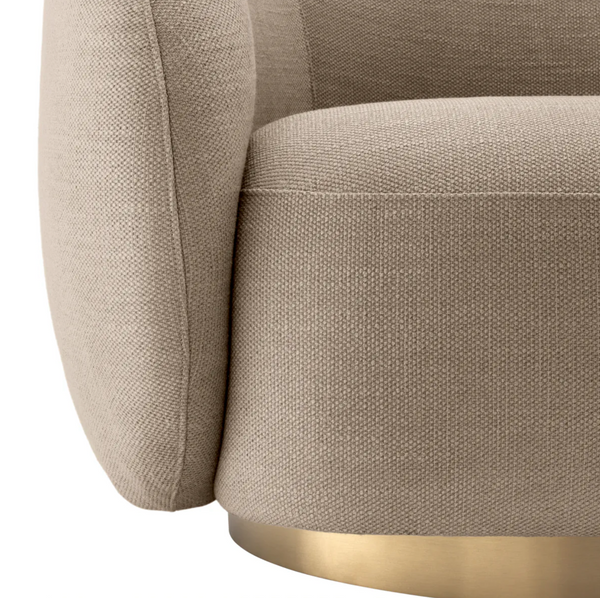 Brice Swivel Chair - Avalon Sand, 37.80"W