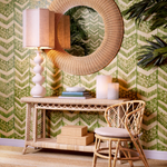 Saba Console Table - Rattan, 55.91"W x 16.93"D