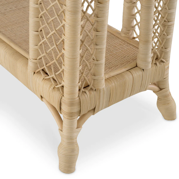 Saba Console Table - Rattan, 55.91"W x 16.93"D