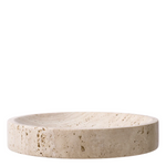 Moca Bowl - Travertine, 12.01" Dia