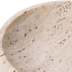 Moca Bowl - Travertine, 12.01" Dia