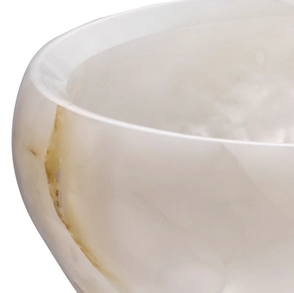 Fayum Vase Large - Natural Onyx, 10.63" Dia