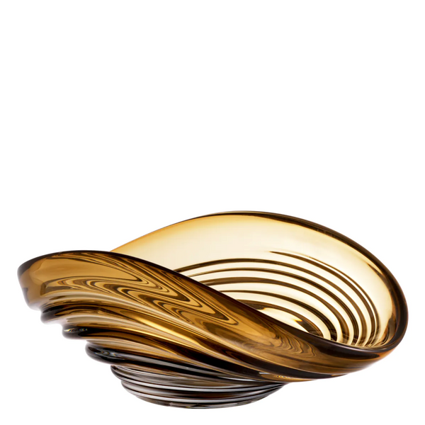 Pheadra Bowl - Glass, 15.75"W x 10.24"L