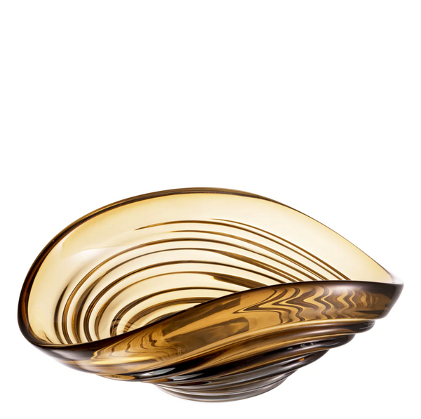 Pheadra Bowl - Glass, 15.75"W x 10.24"L