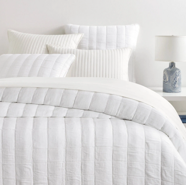 Monet Quilted Collection, White