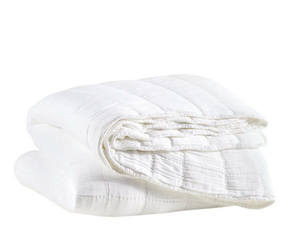 Monet Quilted Collection, White
