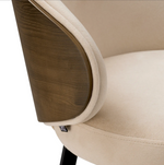 Camerota Swivel Bar Stool - Sabino Beige/Walnut