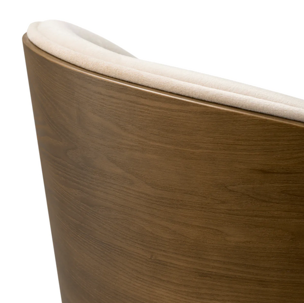 Camerota Swivel Bar Stool - Sabino Beige/Walnut