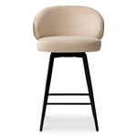Camerota Swivel Counter Stool - Sabino Beige/Walnut