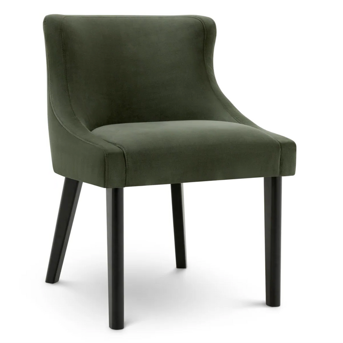 Chavelle Dining Chair - Torrin Green Velvet