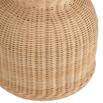 Tiago Side Table - Rattan, 23.62" Dia