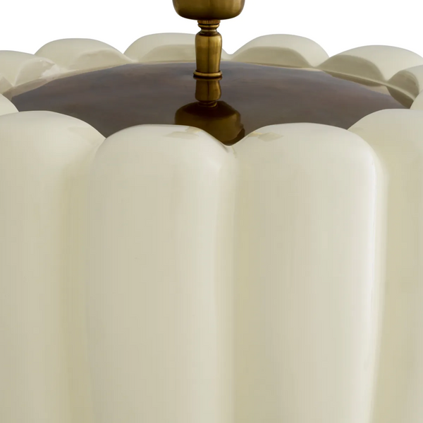 Barocco Table Lamp - Off-White, 23.43"H