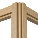 Tribeca Canopy Bed, King size - Natural Oak Veneer