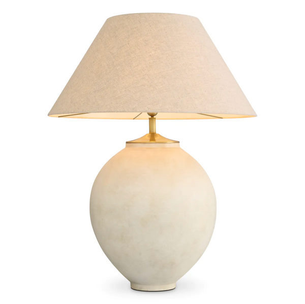 Moon Jar Table Lamp - Brushed Brass - 40.16"H
