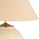 Moon Jar Table Lamp - Brushed Brass - 40.16"H