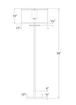 Walker Medium Floor Lamp - Gild, 58"H