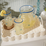 All Weather Wicker Scalloped Edge Serving Trays, 2 Sizes, Sold Separately