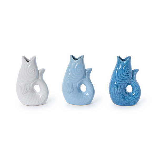 Small Fish Vase, 3 Colours, Sold Separately