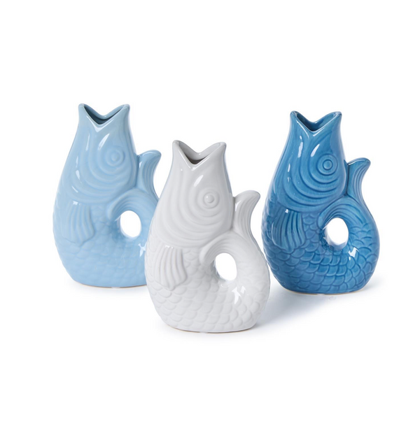 Small Fish Vase, 3 Colours, Sold Separately