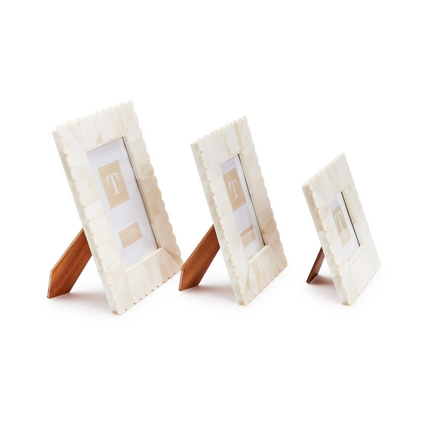 Scalloped Photo Frame, 3 Sizes, Sold Separately