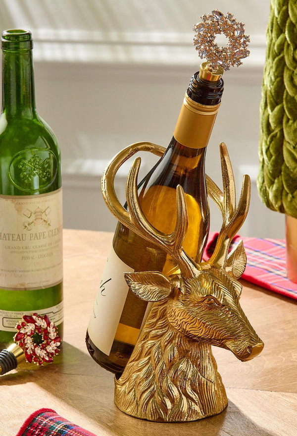 Gold Stag Bottle Holder