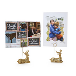 Golden Deer Place Card / Photo Holder, Sold Individually