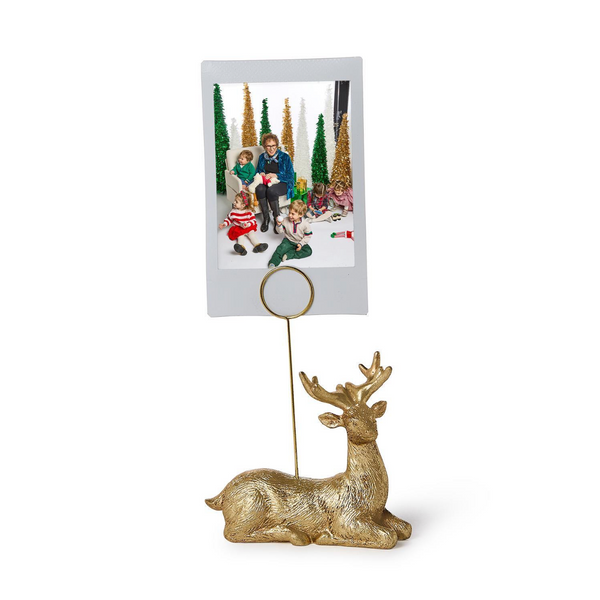Golden Deer Place Card / Photo Holder, Sold Individually