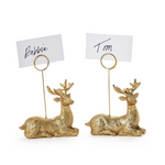 Golden Deer Place Card / Photo Holder, Sold Individually