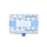 Hydrangea Double Deck Textured Playing Cards in Gift Box