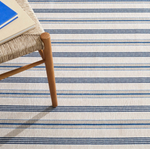 Nimes Ticking Machine Washable Rug - Neutral