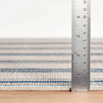 Nimes Ticking Machine Washable Rug - Neutral