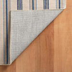 Nimes Ticking Machine Washable Rug - Neutral