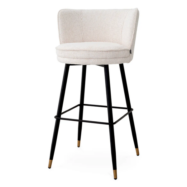 Grenada Swivel Bar Stool - Lyssa Off-White, 20.87"W