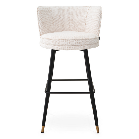 Grenada Swivel Bar Stool - Lyssa Off-White, 20.87"W