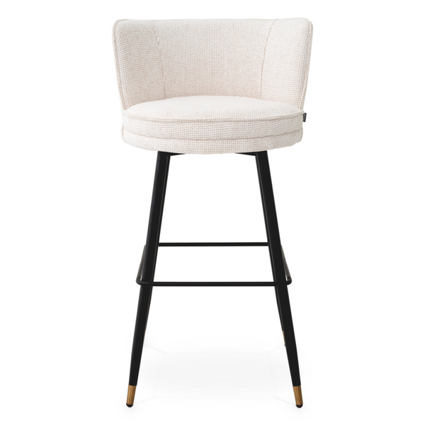 Grenada Swivel Bar Stool - Lyssa Off-White, 20.87"W