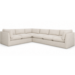 Reve Large L-Sectional, Effie Linen 162"W x 121.5"D (can be Left or Right facing)