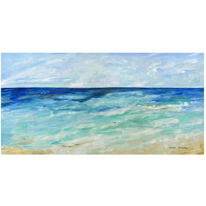 By The Sea, Original Art on Stretched Canvas, 48”W x 24”H