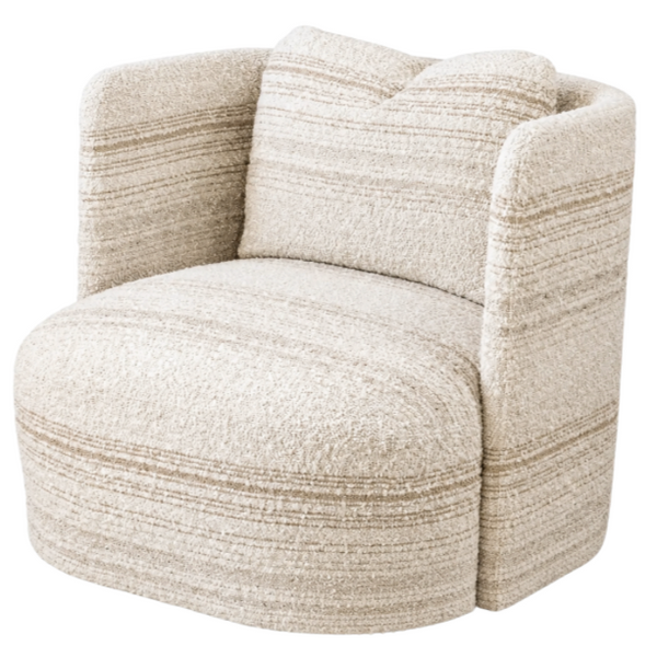 Hudson Swivel Club Chair, Adena Mineral