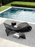 Phoenix Indoor / Outdoor Decorative Pillow - Black, 20" x 20"