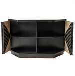 Vector Credenza, Ebony, 56"W x 18"D x 34"H