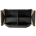 Vector Credenza, Ebony, 56"W x 18"D x 34"H