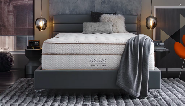 Saatva Classic Mattress, 11.5" or 14.5", Luxury Hybrid Innerspring (Most Popular), King, Queen, Full, Twin XL, Twin