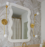 Frances Wall Mirror, White, 40" x 28"