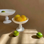 Pedestal Large Bowl, White