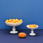 Pedestal Large Bowl, White