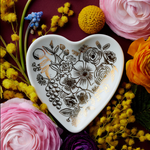 Colette Heart Porcelain Dish, 4"