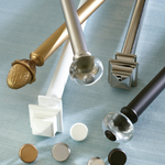 Stockbridge Curtain Rod, 102" - 144", Satin Nickel